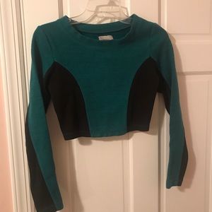 Long sleeve crop top from urban outfitters